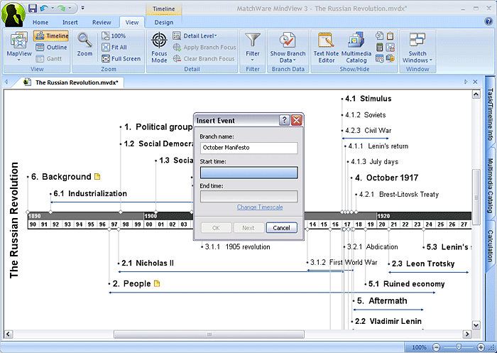 timeline freeware