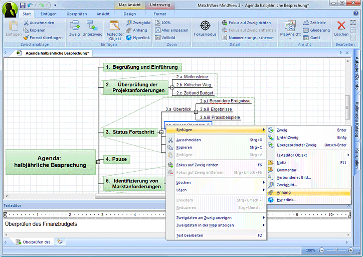 Tagesordnung Software, Brainstorming, Skizzieren der Tagesordnung, Meetings vorbereiten, Tagesordnungen erstellen