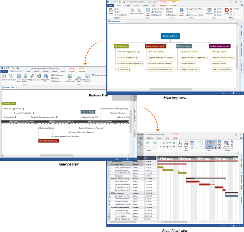 timeline mapping software