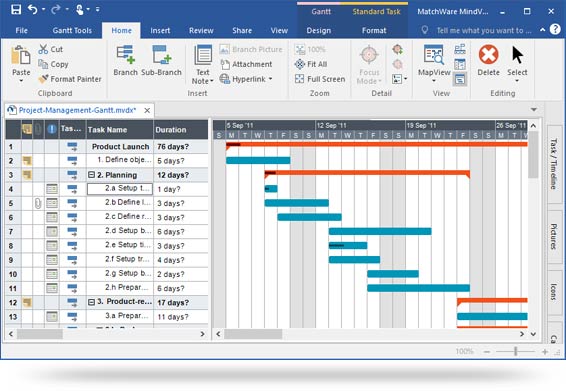 Gantt Chart Outlook Calendar